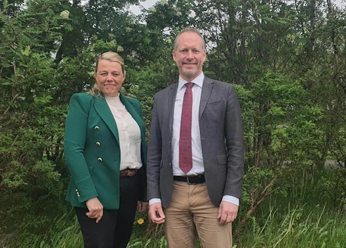 Arna Lára Jónsdóttir og Guðmundur Ingi Guðbrandsson.
