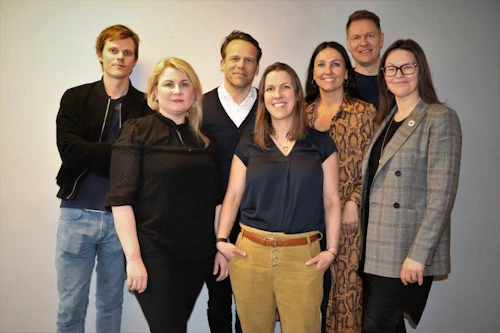 Stjórn landsnefndar UN Women sem var endurkjörin á aðalfundinum í gærkvöldi. Ljósmynd: UN Women.