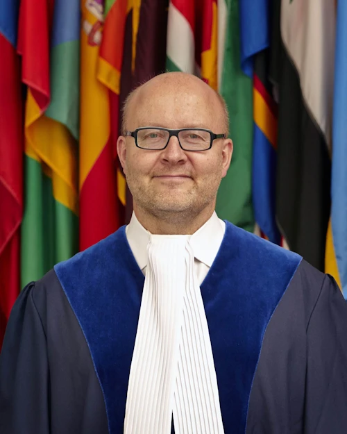 Tómas H. Heiðar nýkjörinn forseti Alþjóðlega hafréttardómsins í Hamburg.