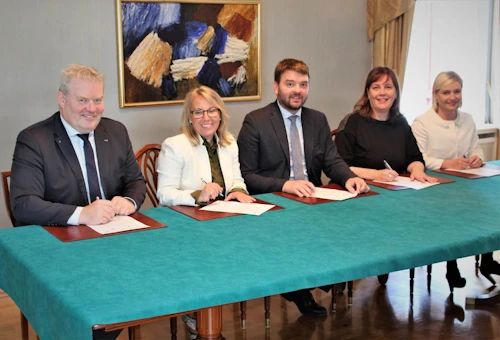 Frá vinstri: Sigurður Ingi Jóhannesson, Sigríður Anderssen, Ásmundur Einar Daðason, Svandís Svavarsdóttir og Lilja Alfreðsdóttir