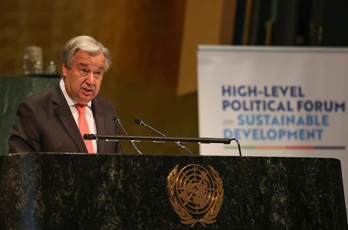 Antonio Guterres aðalframkvæmdastjóri Sameinuðu þjóðanna. Ljósmynd: Kiara Worth/SÞ