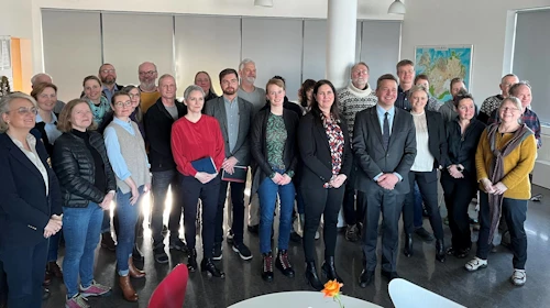 Umhverfis-, orku- og loftslagsráðherra í heimsókn í Náttúrufræðistofnun.