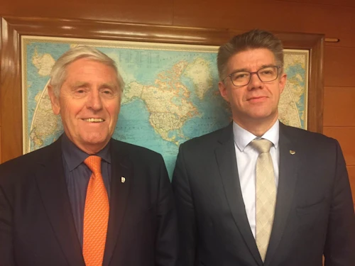 Gunnar Bragi og Poul Michelsen.