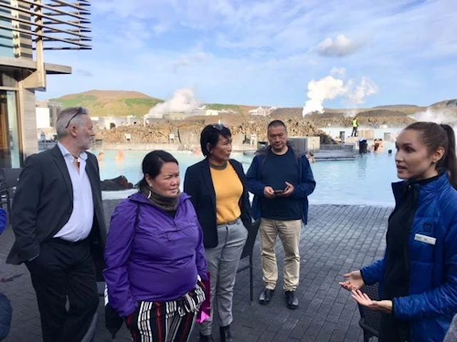 Heimsókn í Bláa lónið