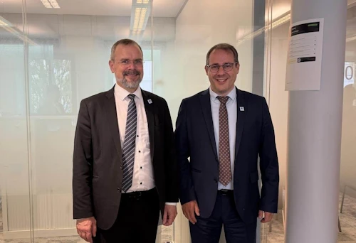 Daði Már Kristófersson fjármála- og efnahagsráðherra og David Clarinval efnahags- og atvinnuvegaráðherra Belgíu