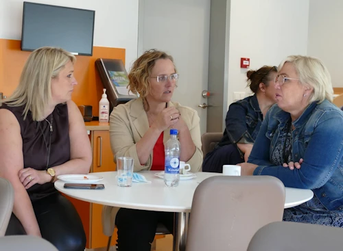 Heilbrigðismálin rædd í mötuneyti starfsfólks HSU