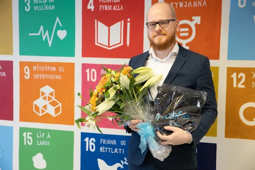 Ævar Þór Benediktsson fyrsti sendiherra UNICEF á Íslandi. Ljósmynd: UNICEF