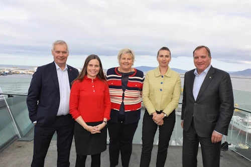 Forsætisráðherrar Norðurlanda eftir fund sinn á Íslandi 20. ágúst 2019.