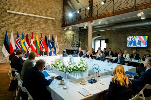 Photo taken during the CBSS Ministerial Meeting in Estonia in 2025
