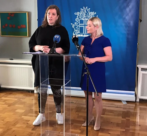 Svandís Svavarsdóttir og Lilja Alfreðsdóttir