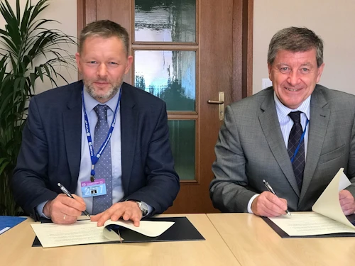 Þorsteinn Víglundsson og Guy Ryder