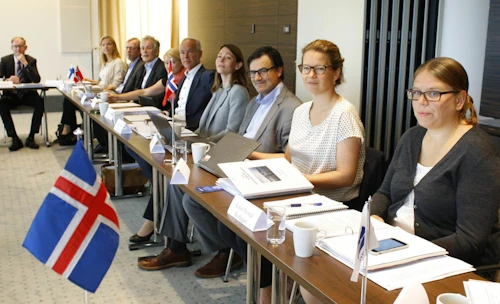 Fulltrúar Norðurlandanna sátu fund sveitarstjórnarráðherra í Reykjavík í dag.