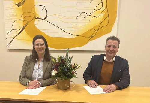Guðlaugur Þór Þórðarson, umhverfis-, orku- og loftslagsráðherra og Jóna Árný Þórðardóttir, framkvæmdastjóri Austurbrúar.