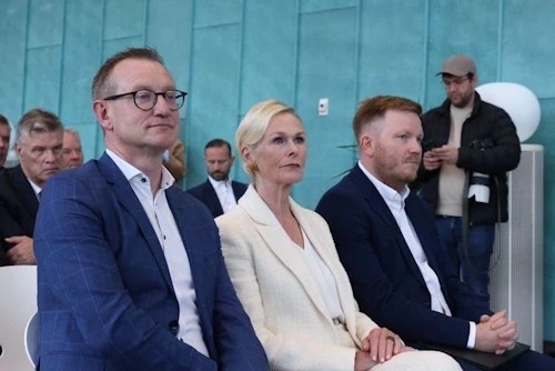 Páll Björgvin Guðmundsson framkvæmdastjóri SSH, Ragnhildur Hjaltadóttir formaður viðræðuhóps ríkis og sveitarfélaga á höfuðborgarsvæðinu og Árni Freyr Stefánsson skrifstofustjóri samgangna í innviðaráðuneytinu.