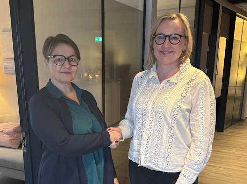 Drífa Snædal talskona Stígamóta og Þorbjörg S. Gunnlaugsdóttir dómsmálaráðherra