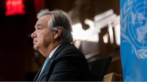 António Guterres aðalframkvæmdastjóri Sameinuðu þjóðanna. Ljósmynd: UN/Mark Garten
