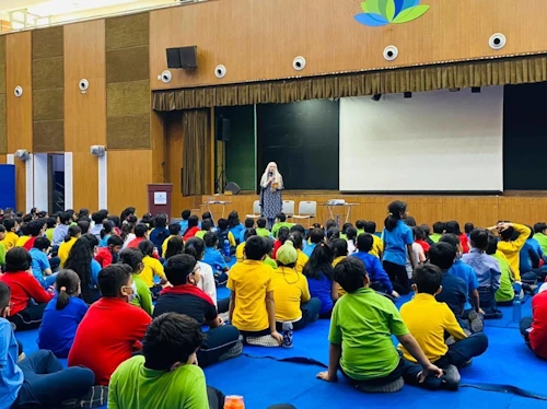Kristin Ragna Gunnarsdootir at Shiv Nadar School 