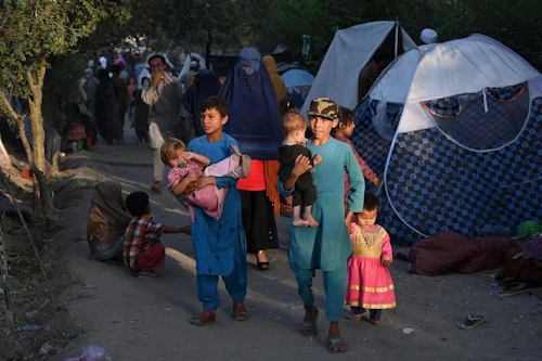 Ljósmynd: UNICEF/UN0502861/Kohsar/AFP
