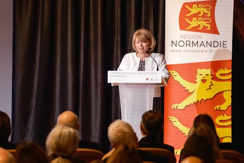 Unnur Orradóttir Ramette, sendiherra, flutti opnunarávarp