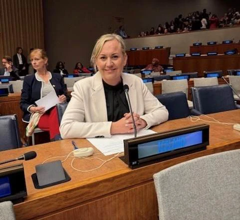 Þorbjörg Sigríður Gunnlaugsdóttir, dómsmálaráðherra og ráðherra jafnréttis- og mannréttindamála, ávarpaði 69. Kvennanefndarfund Sameinuðu þjóðanna í New York 