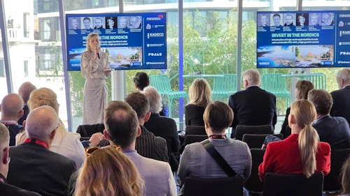María Mjöll Jónsdóttir opnaði málþing um fasteignafjárfestingar á Íslandi á MIPIM