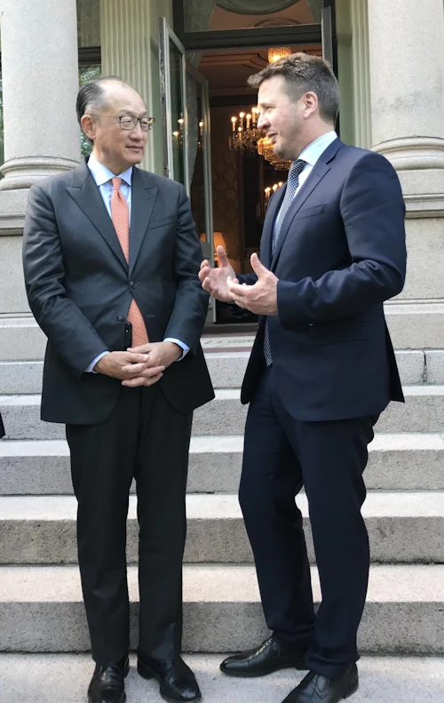Guðlaugur Þór og Jim Kim