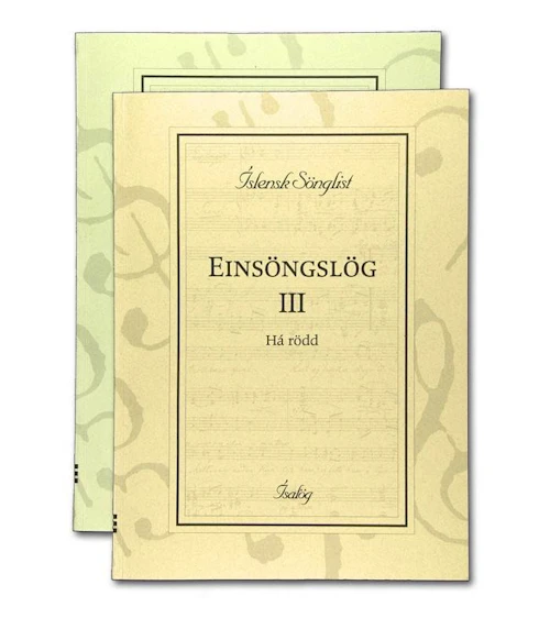 Sýnisbók með 22 einsöngslögum. Gefur innsýn í fjölbreytni íslenskra einsöngslaga og ólík efnistök höfunda.