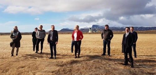 Umhverfis- og auðlindaráðherra, Guðmundur Ingi Guðbrandsson, og stjórn Svæðisgarðsins á Snæfellsnesi