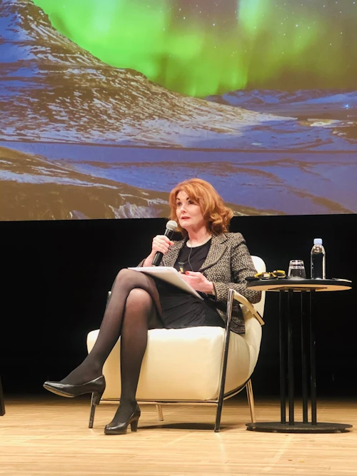 Elín Flygenring, sendiherra Íslands í Japan, var aðalfyrirlesari á Global Women's Leadership 2020 sem haldin var á dögunum. 