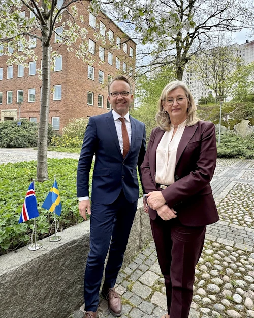 Alma D. Möller og Björn Eriksson