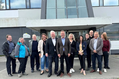 Guðlaugur Þór Þórðarson, umhverfis-, orku- og loftslagsráðherra og Sigurður Ingi Jóhannsson innviðaráðherra funduðu með fulltrúum sveitarstjórnar Múlaþings.