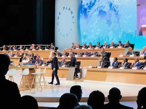 Leiðtogafundur í París - One Planet Summit