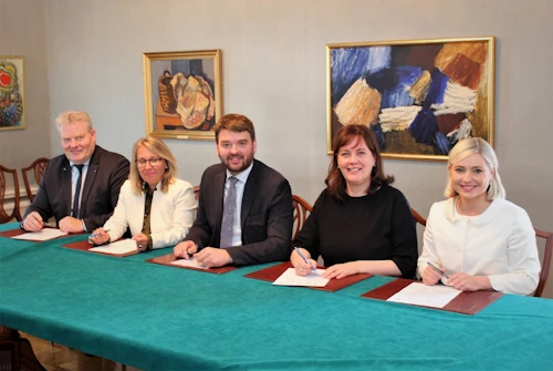 Frá vinstri: Sigurður Ingi Jóhannesson, Sigríður Anderssen, Ásmundur Einar Daðason, Svandís Svavarsdóttir og Lilja Alfreðsdóttir