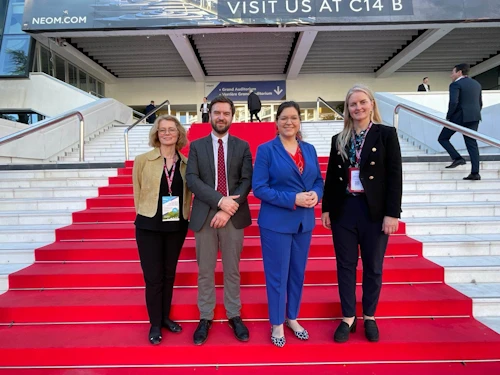 Framkvæmdastjóri MIPIM 2024 tekur á móti fulltrúum Íslands í Cannes