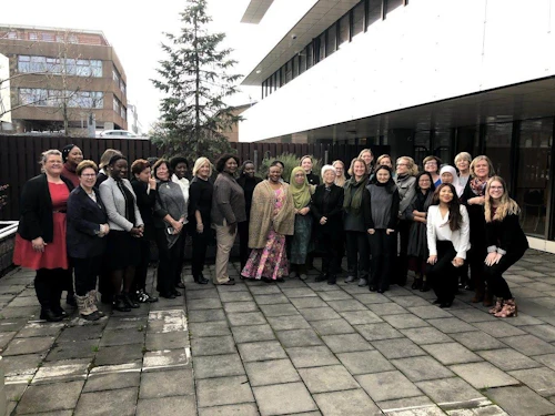 Þátttakendur af heimsþingi alþjóðasamtakanna Women Political Leaders, Global Forum í heimsókn í utanríkisráðuneytinu