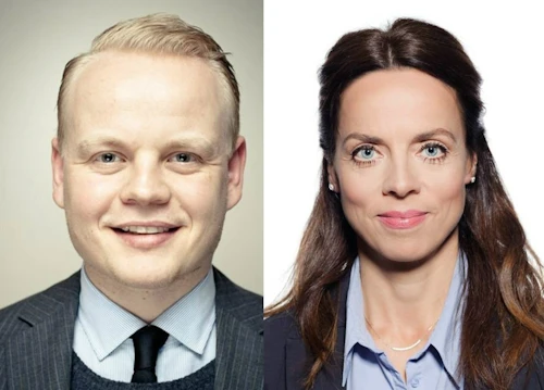 Ingveldur Sæmundsdóttir og Ágúst Bjarni Garðarsson eru aðstoðarmenn Sigurðar Inga Jóhannssonar.