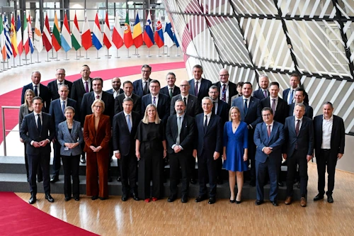 Ráðherrarnir funduðu í Brussel í dag. 