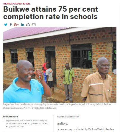 Fréttin í Daily Monitor