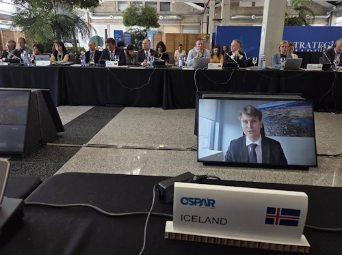 Jóhann Páll Jóhannsson, umhverfis-, orku- og loftslagsráðherra, sagði á fundi OSPAR að  Ísland stefndi að efldri vernd hafsvæða og hygðist tilnefna fleiri svæði á skrá OSPAR yfir verndarsvæði í hafi á komandi misserum. 
