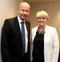 Ragnheiður Elín og Tord André Lien